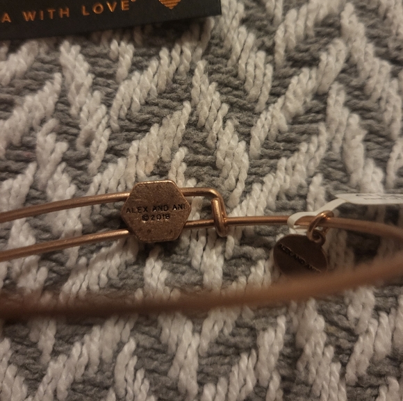 Alex and Ani Women's Path of Life Symbol Bead Charm Bangle - Picture 7 of 8